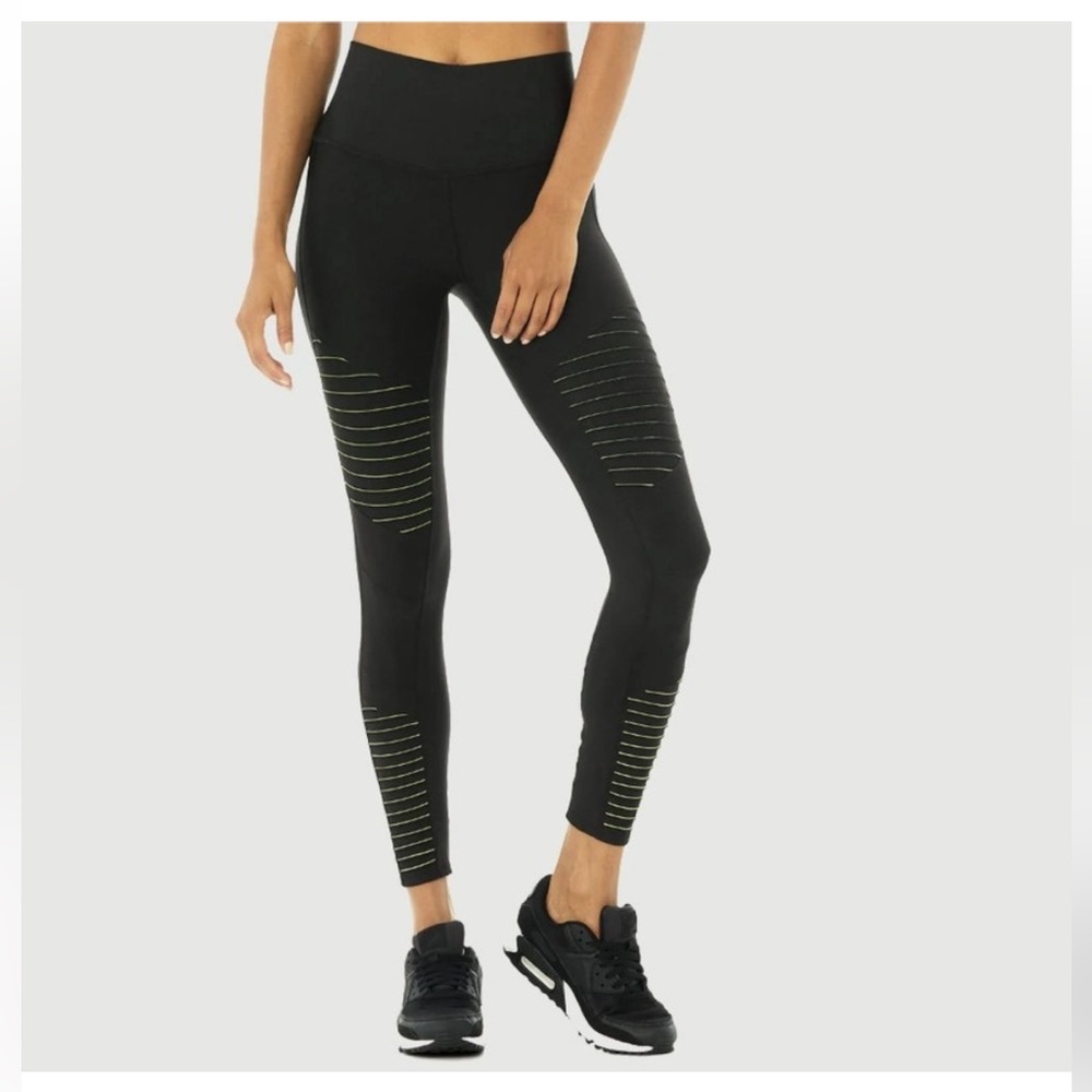 ALO AIRLIFT HIGH-WAIST 7/8 MOTO LEGGING